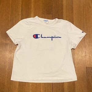 Champion Cropped Embroidered Shirt